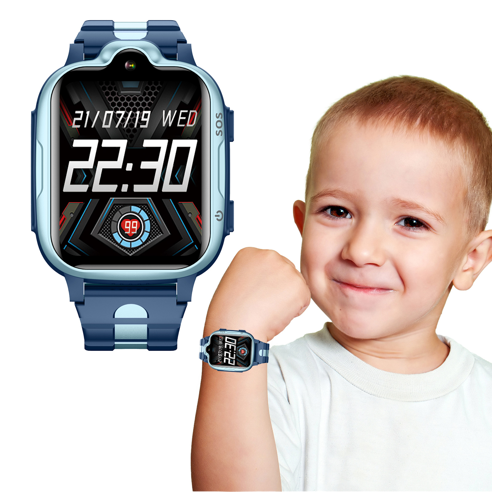 Smartwatch Digital Watches For Kid Girl - 4G Smart Kids Horloge met Videogesprek