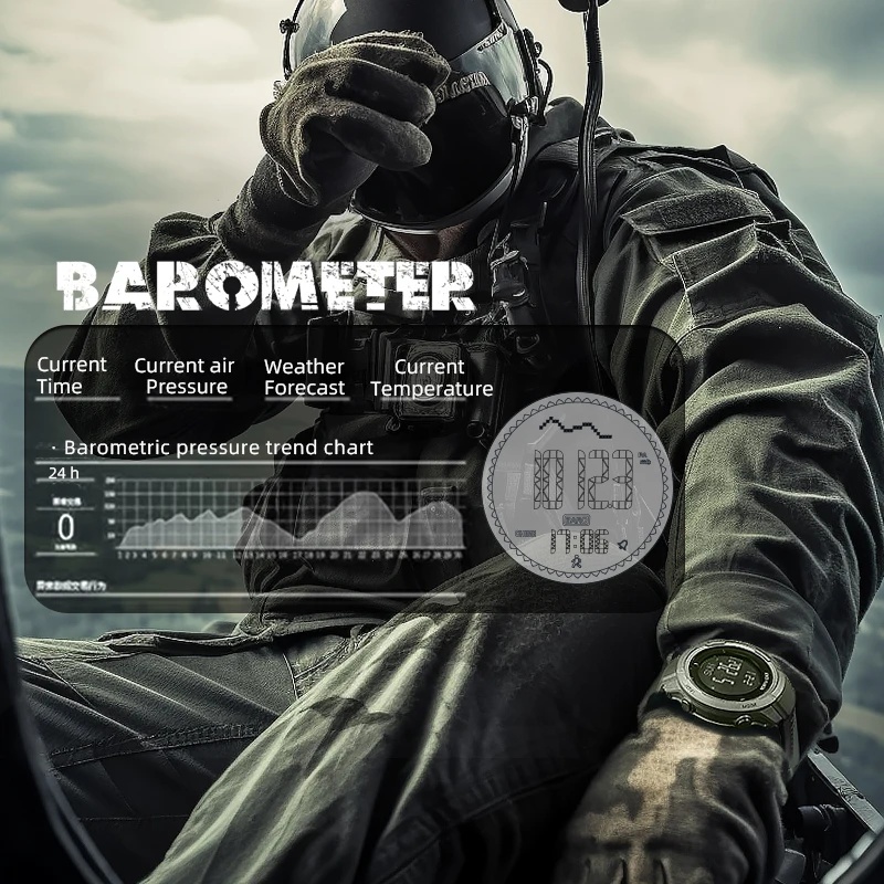 NORTH EDGE VERTICO Altimeter B - Altimeter Compass Watch recensie en prijs