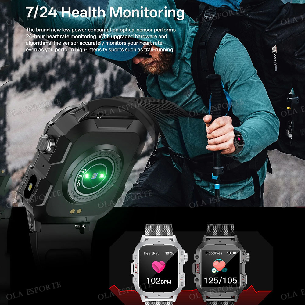 2026 Nieuwe Robuuste Militaire - Smartwatch Watches For Women With Gps recensie en prijs