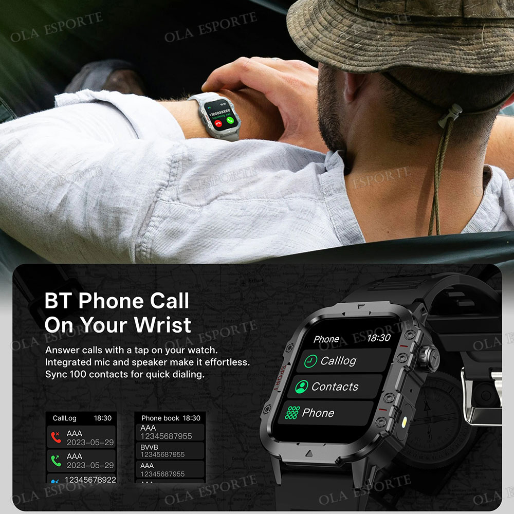 2026 Nieuwe Robuuste Militaire - Smartwatch Watches For Women With Gps recensie en prijs