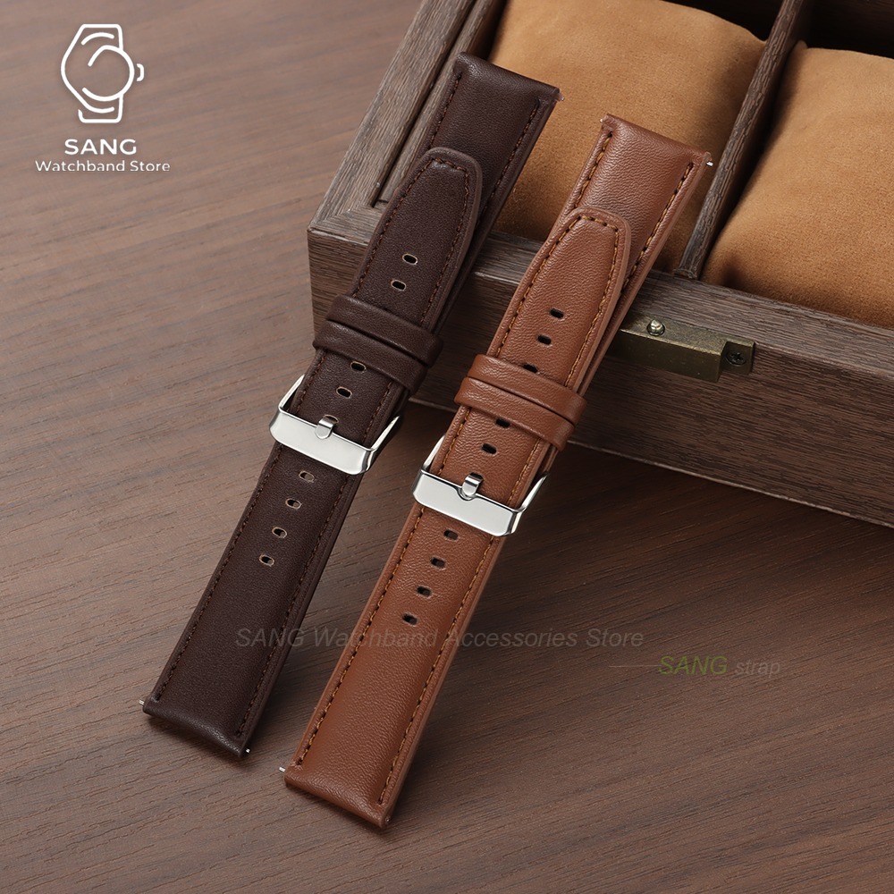 20/22 mm leren horlogeband voo - Smartwatch Vintage Watches For Women recensie en prijs