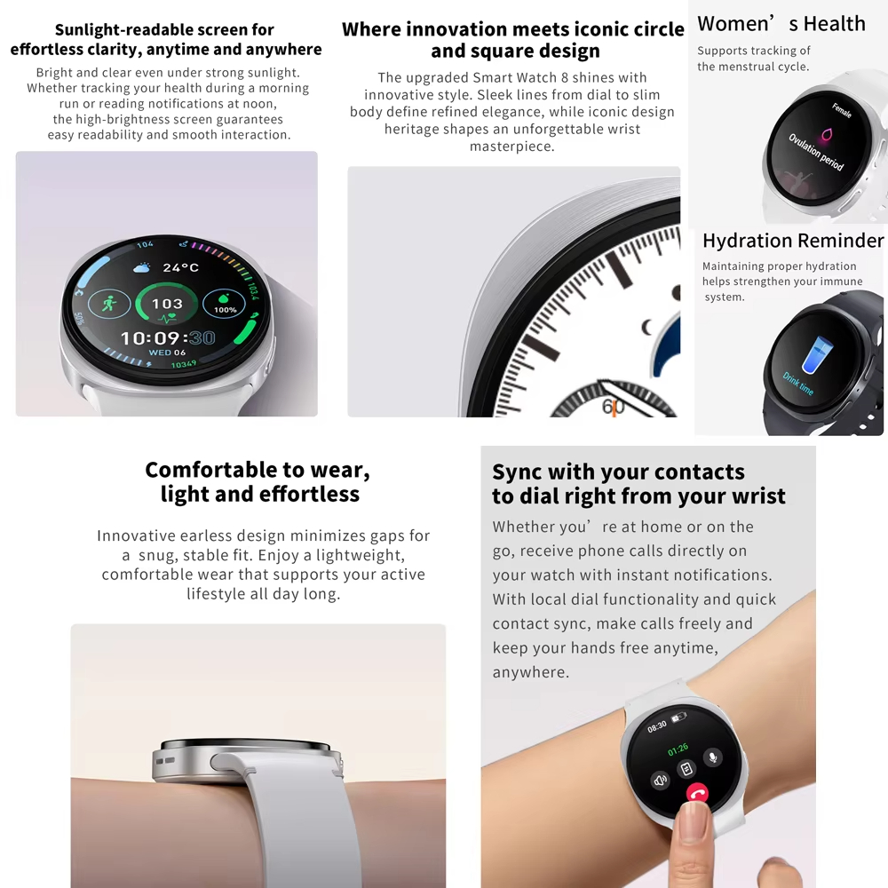 2026 Nieuwe Originele Heren 8  - Smartwatch Watches For Women With Gps recensie en prijs